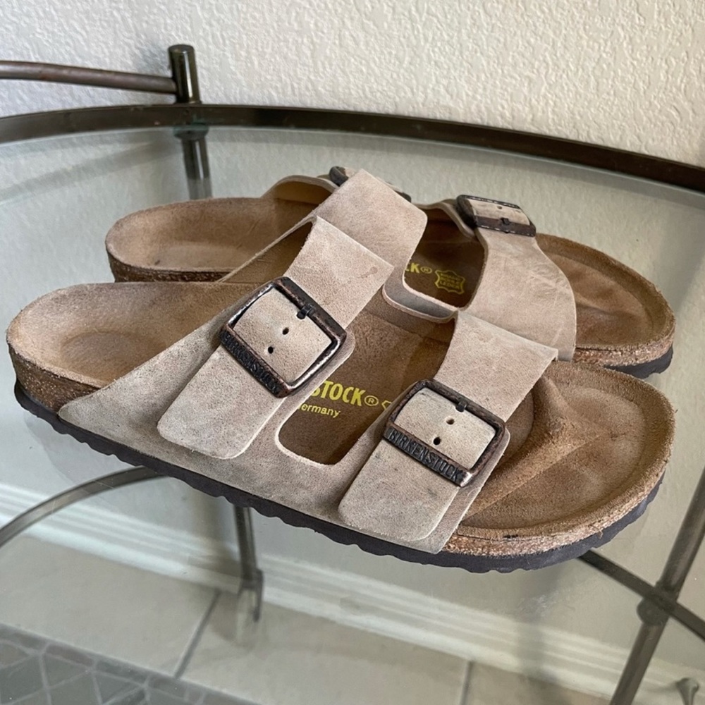 Birkenstock Arizona leather buckle sandals 40 9